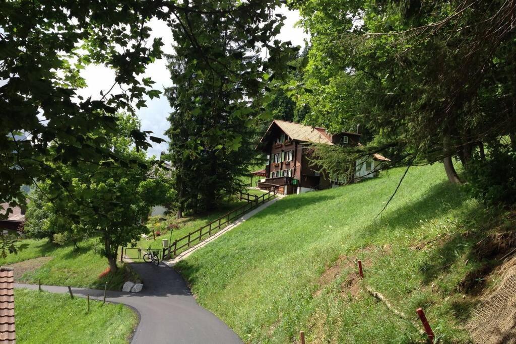 Chalet Sonnenheim Mit Atemberaubender Aussicht Adelboden Esterno foto
