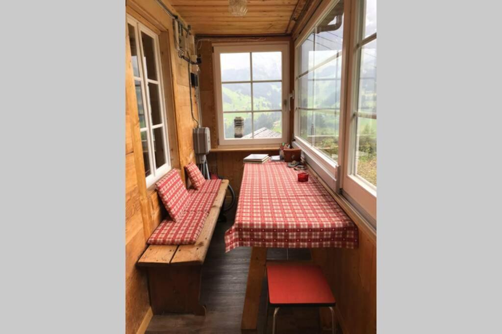 Chalet Sonnenheim Mit Atemberaubender Aussicht Adelboden Esterno foto
