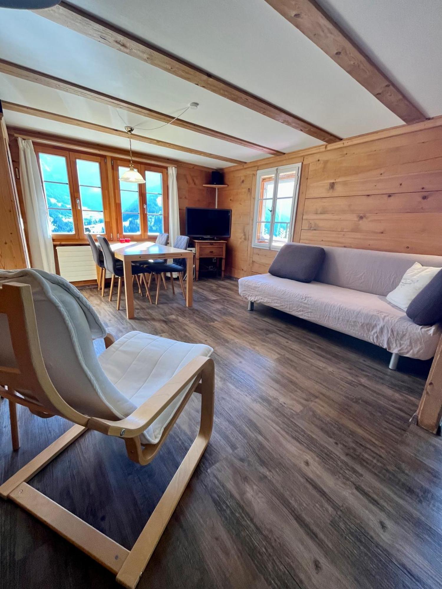 Chalet Sonnenheim Mit Atemberaubender Aussicht Adelboden Esterno foto